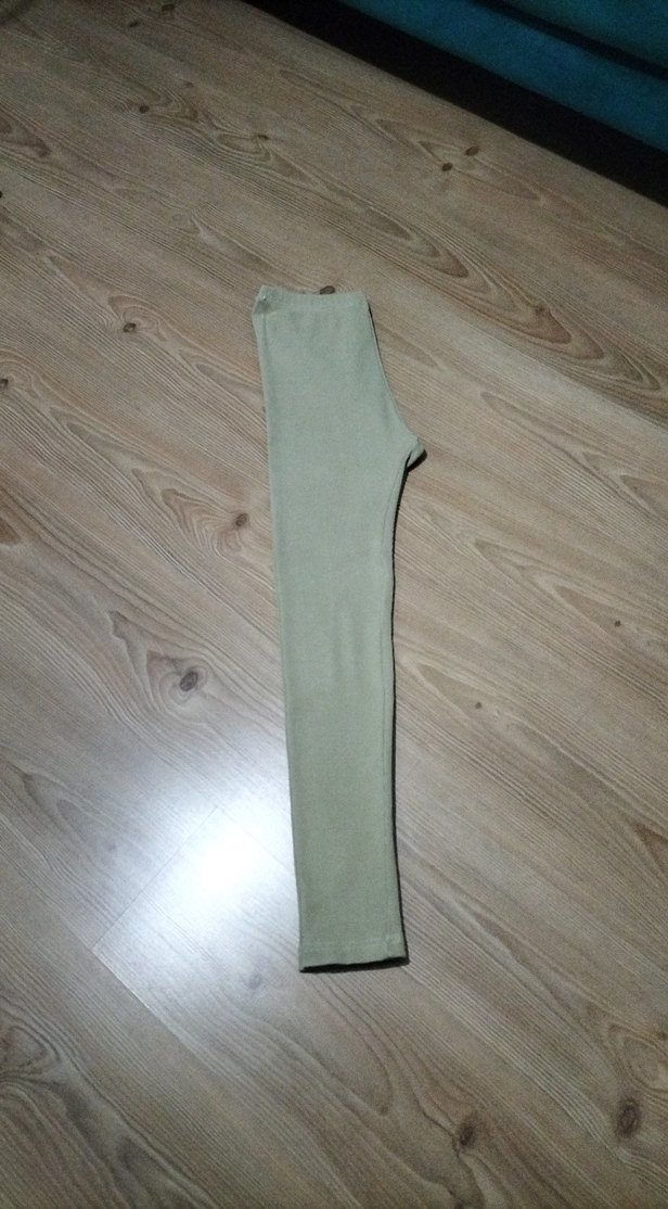 Bej Midi Kadın Tayt Yırtmaçlı - Görsel 4