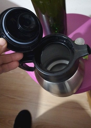 Paslanmaz Çelik Renkli Termoslu Çaydanlık - Görsel 5