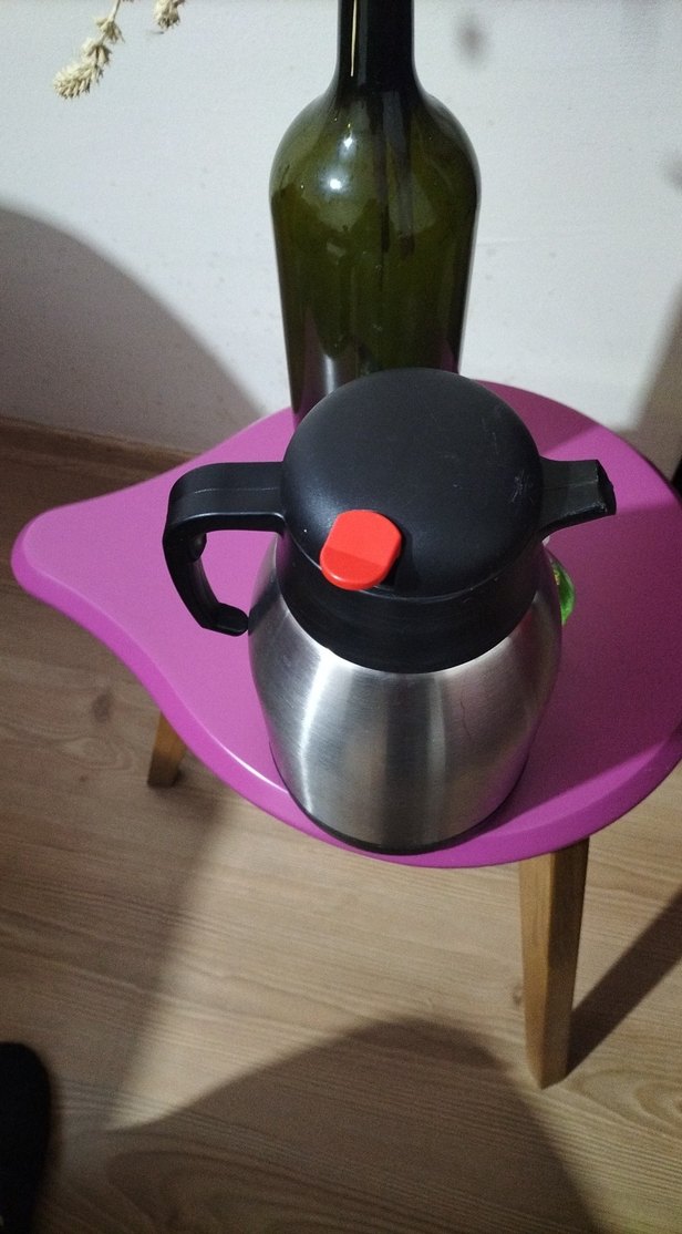 Paslanmaz Çelik Renkli Termoslu Çaydanlık - Görsel 2