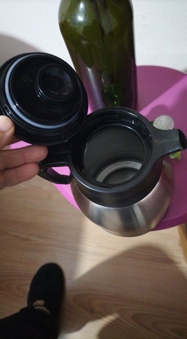 Paslanmaz Çelik Renkli Termoslu Çaydanlık - Görsel 5