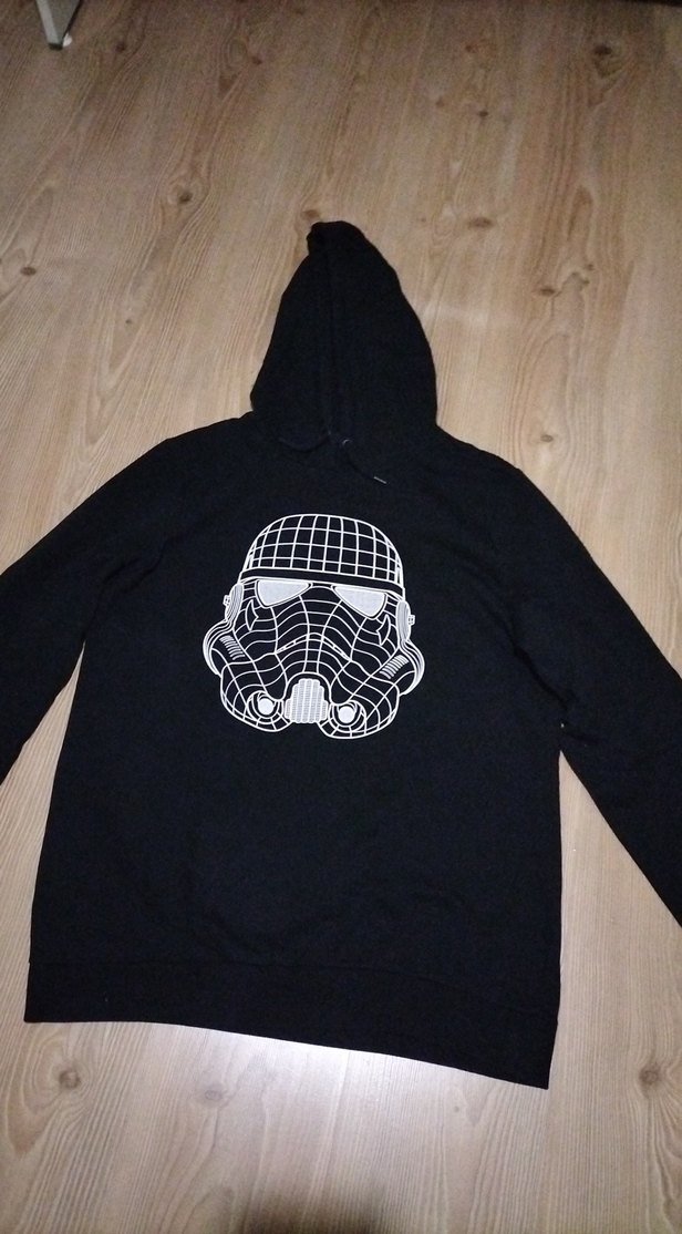 Erkek Siyah Kapüşonlu Fermuarlı Sweatshirt - Görsel 2