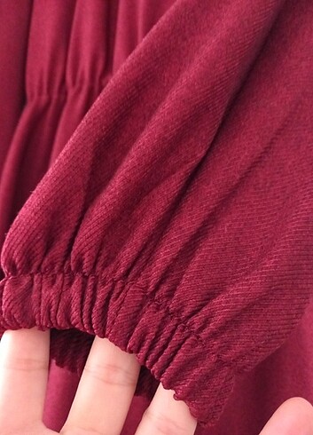 38 Beden bordo Renk Triko elbise