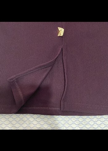 Düğmeli Bordo Kadın Kolsuz Yelek - Görsel 2