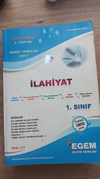 Ilahiyat 1. Sinif dersleri konu anlatimi
