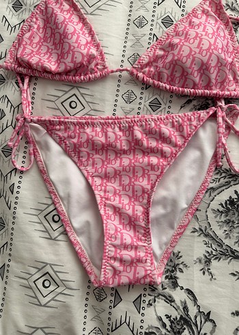 s Beden pembe Renk Dior pembe bikini takımı