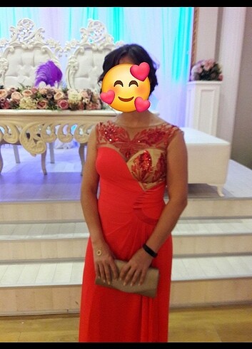 Mercan Abiye Elbise