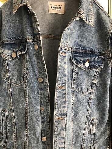 Pull&Bear erkek kot ceket (sıfır)