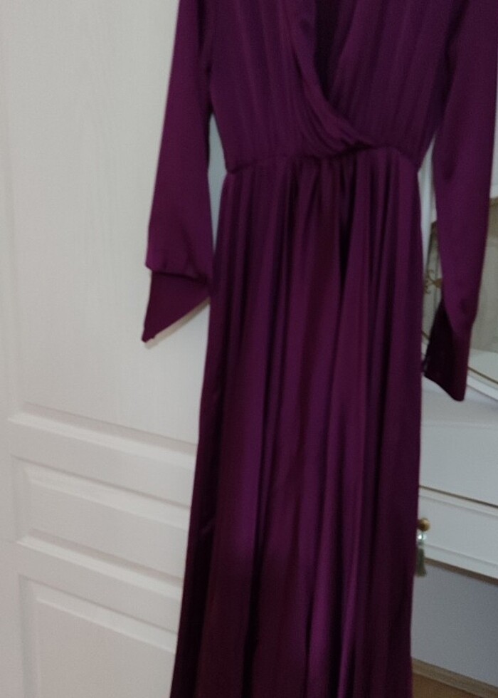 Mürdüm abiye şalı ile verilecektir - Görsel 5