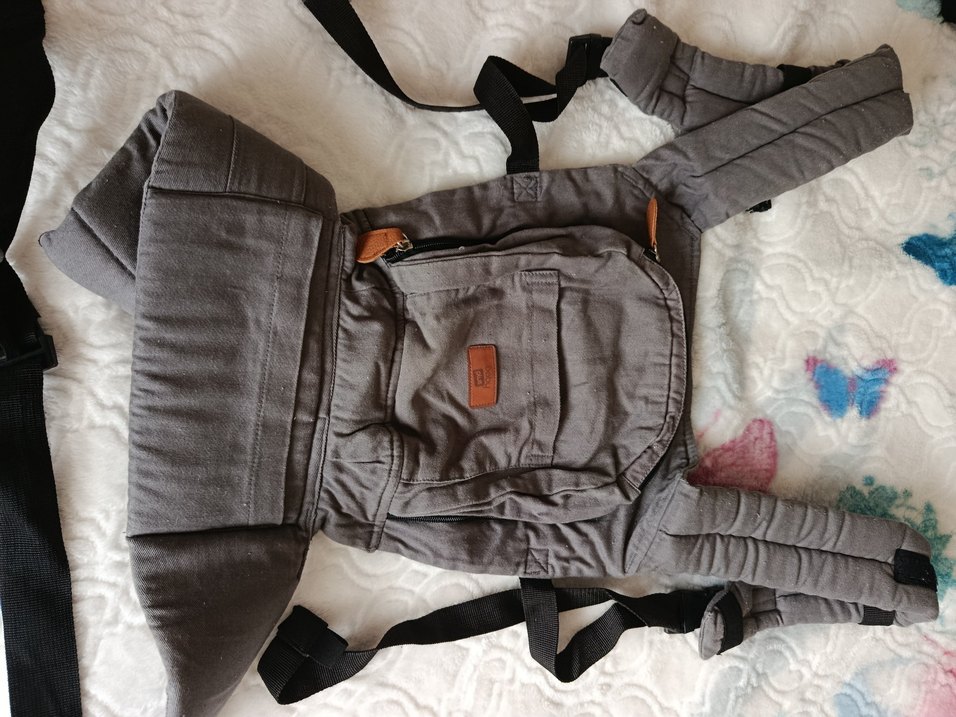 Gri Bebek Taşıyıcı Kanguru baby plus marka - Görsel 3