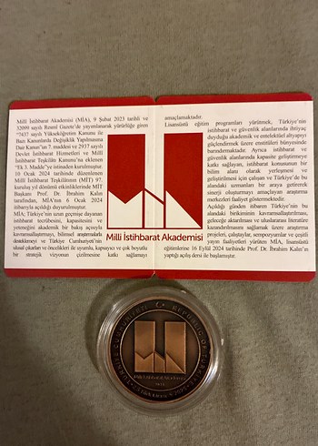 2025 Milli İstihbarat Teşkilatı Hatıra Parası - Görsel 2