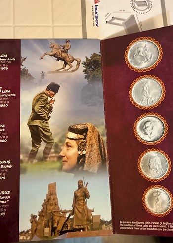 Türkiye Cumhuriyeti Nostalji Madeni Para Seti 1959-1980 - Görsel 4