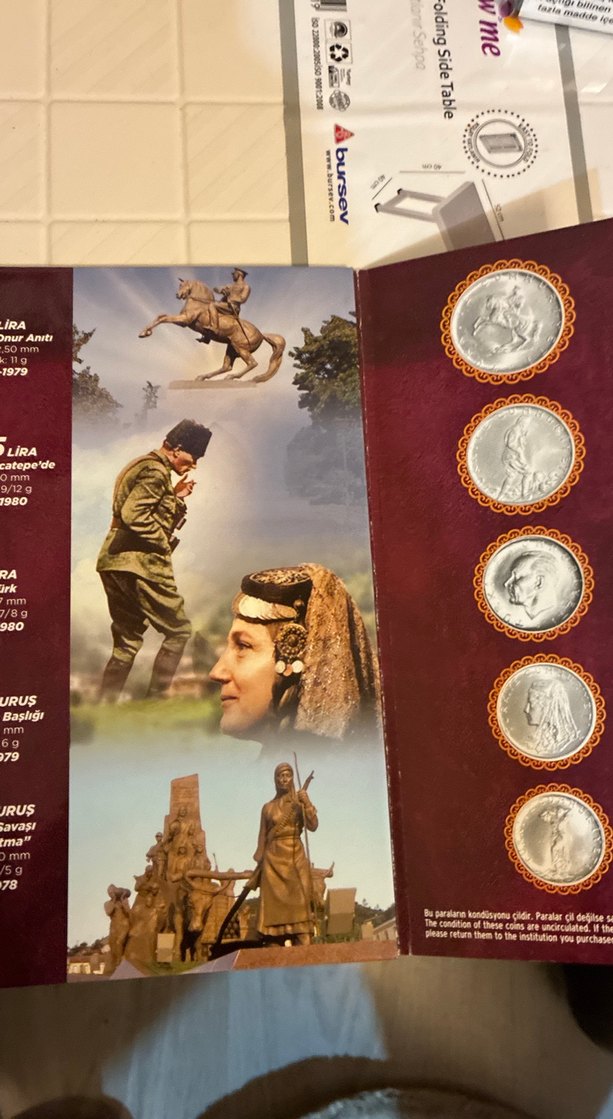 Türkiye Cumhuriyeti Nostalji Madeni Para Seti 1959-1980 - Görsel 4