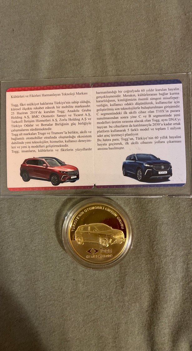 Togg Hatıra Parası 2023 - Görsel 2