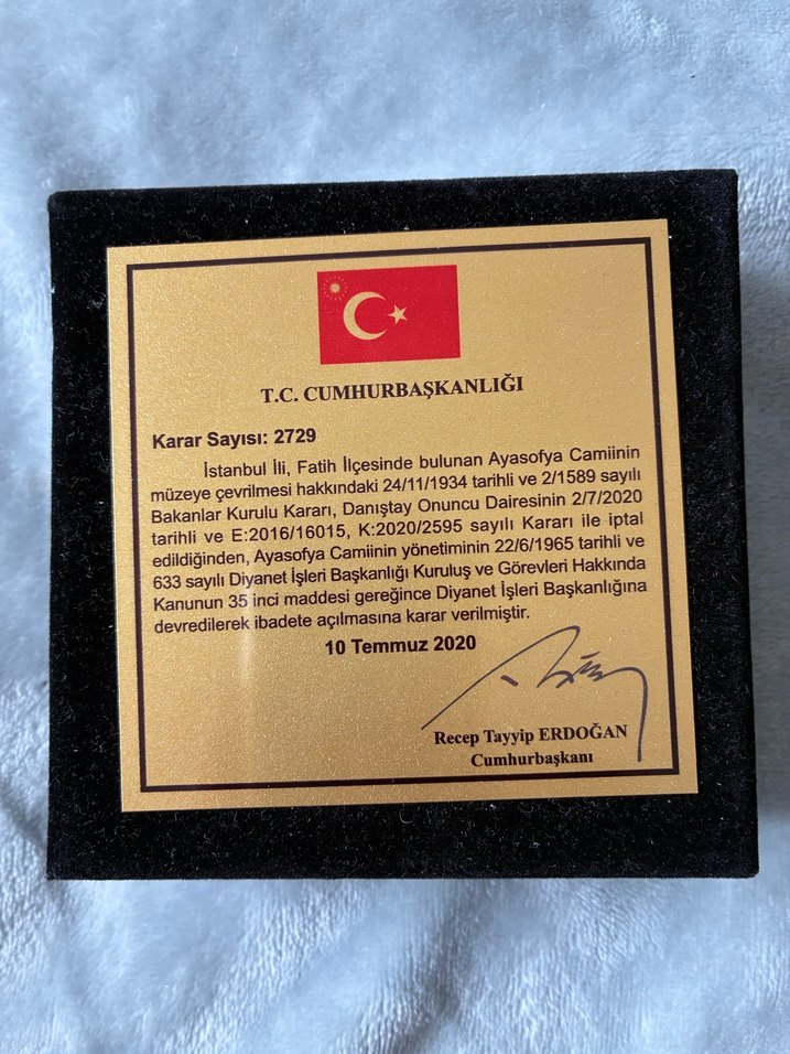 Ayasofya camisi açılış anısı - Görsel 3