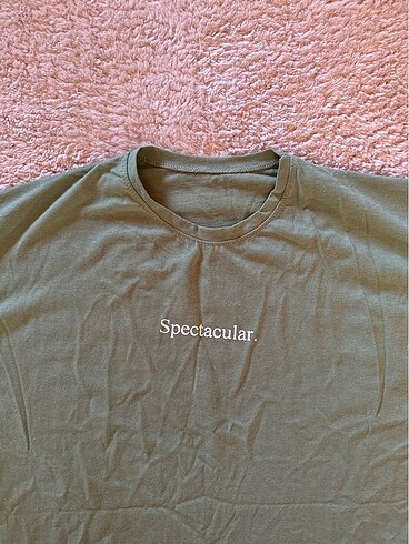 Diğer Açık Haki t shirt oversize