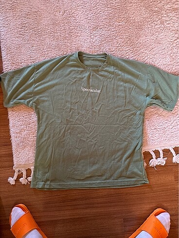 xxl Beden Açık Haki t shirt oversize