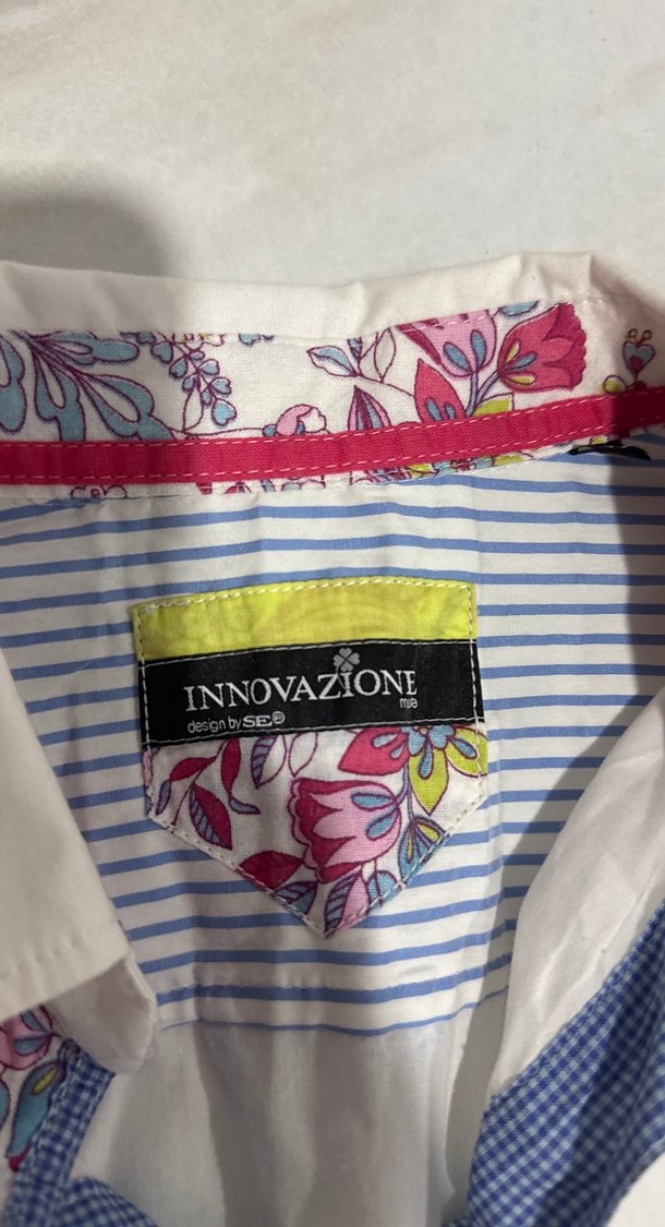 Düğmeli Beyaz Kadın Kısa Kollu Gömlek - Görsel 2