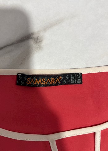 Desenli V Yakalı Kadın Bluz - Görsel 2