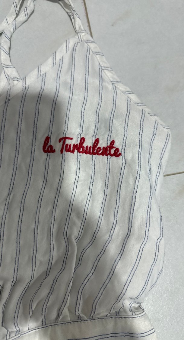 Beyaz Piliseli Uzun Kadın Tulum - Görsel 3