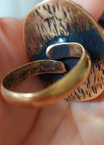 Çiçel kolye ve yüzük takim. - Görsel 5