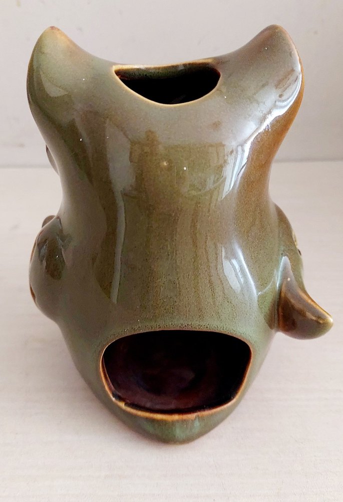 Buhurdanlik mumluk tütsülük porselen Baykuş - Görsel 2