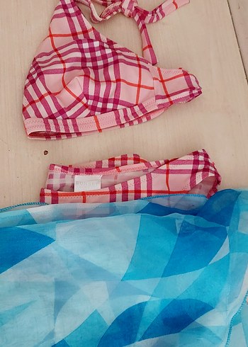 Bağlamali şifon Pareo - Görsel 3