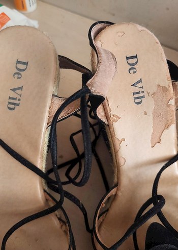 De Vip orjinal 40 numara Dolgu Topuklu Ayakkabı - Görsel 9