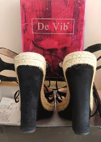 De Vip orjinal 40 numara Dolgu Topuklu Ayakkabı - Görsel 7