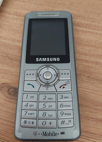 Samsung T-Mobile Gri Beyaz Telefon tuşlu - Görsel 4