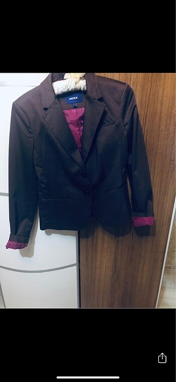36 Beden bordo Renk Mürdüm ceket