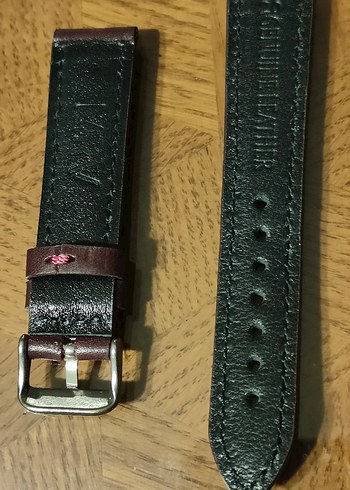 Koyu Bordo Erkek Saat Kayışı - Görsel 6