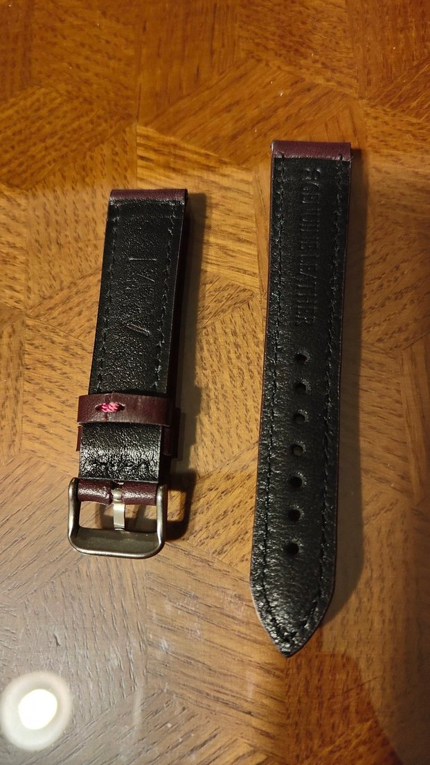 Koyu Bordo Erkek Saat Kayışı - Görsel 5