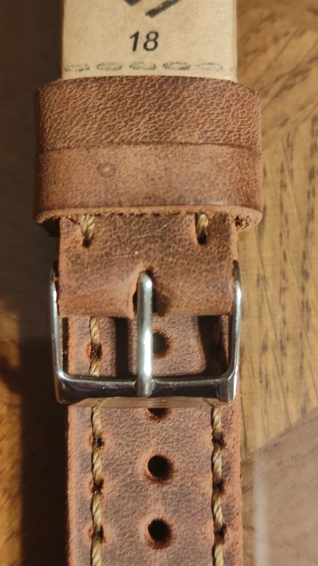 Dumanlı Taba Renk Erkek Saat Kayışı 18mm - Görsel 3