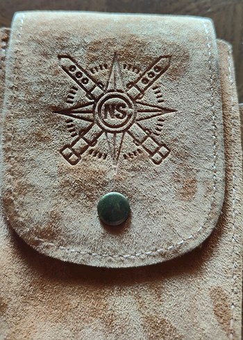 Kvarnsjö Leather Sweden, seyahat saat çantası, süet - Görsel 2