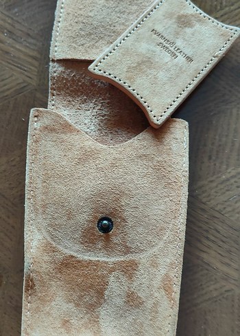 Kvarnsjö Leather Sweden, seyahat saat çantası, süet - Görsel 3