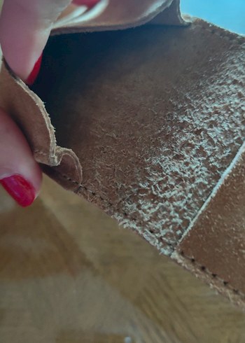 Kvarnsjö Leather Sweden, seyahat saat çantası, süet - Görsel 5