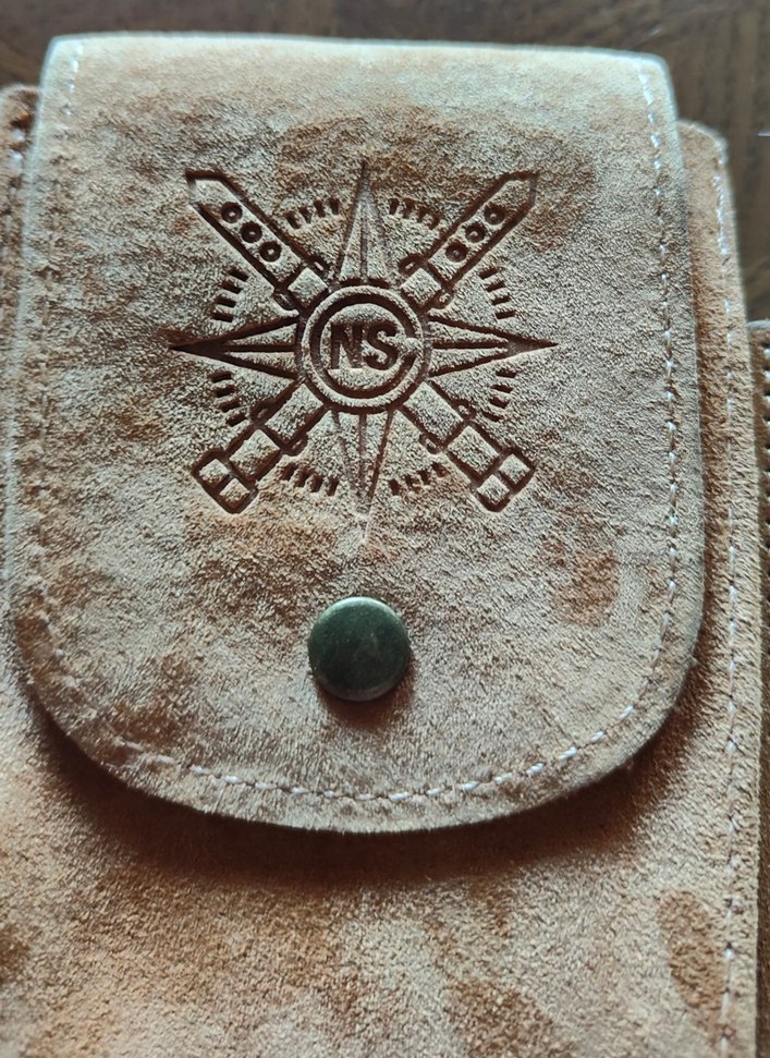 Kvarnsjö Leather Sweden, seyahat saat çantası, süet - Görsel 2