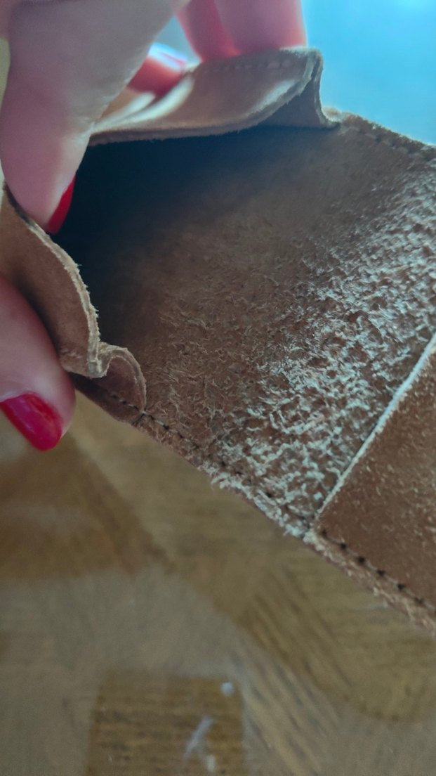 Kvarnsjö Leather Sweden, seyahat saat çantası, süet - Görsel 5