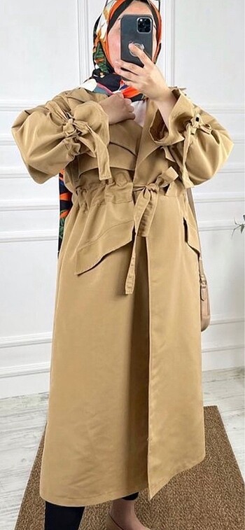 Camel trenchcoat