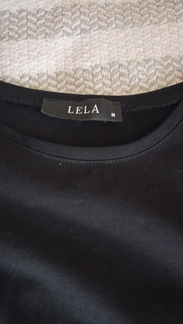 Siyah Drapeli Uzun Kolsuz Elbise - Görsel 2