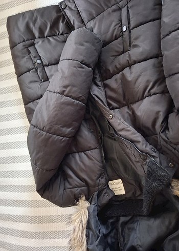 Kürk Detaylı çocuk Kışlık Mont - Görsel 2