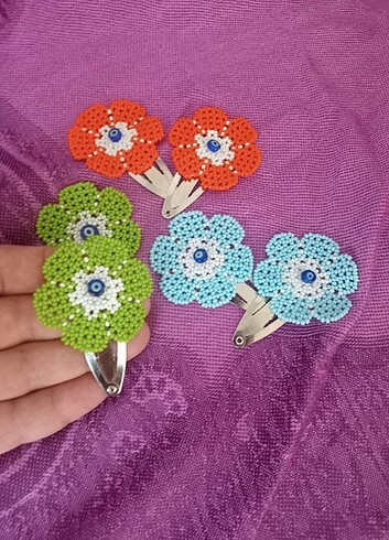 Tasarımcı Çiçek tokalar 