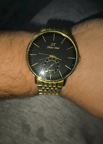 Diğer Altin Tonlu St Show Time Analog Kol Saati