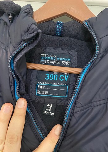 Erkek Çocuk Lacivert Fermuarlı Mont - Görsel 4