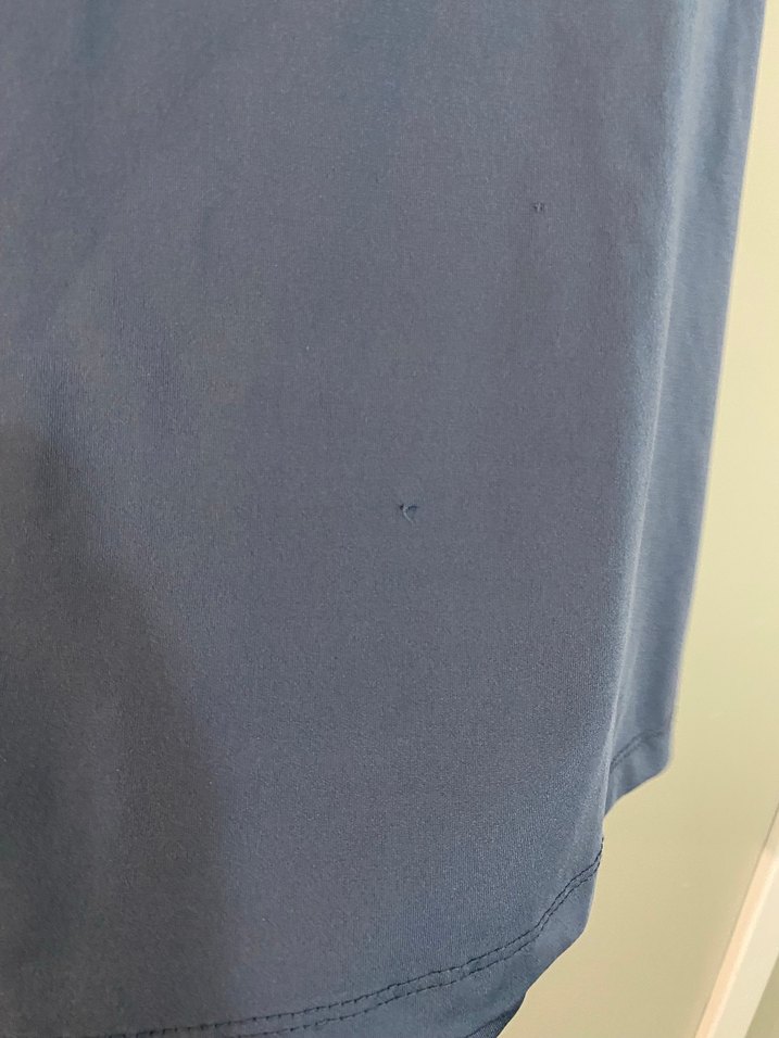 Kadın Lacivert Kısa Kollu Spor Tişört - Görsel 3