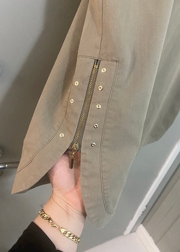 Bej Keten Salaş Etek - Görsel 5