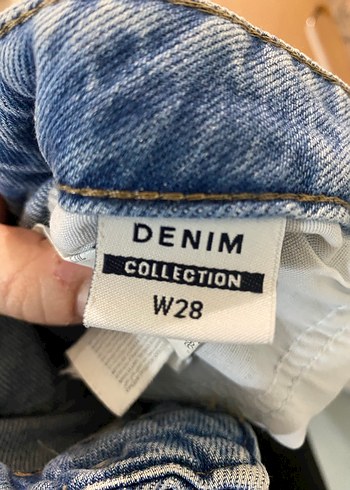 Kadın Mavi Denim Regular Fit Midi Jean - Görsel 7