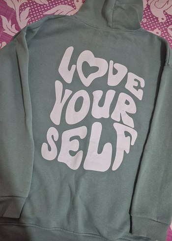 Diğer Gri Kapüşonlu Rahat Kesim Sweatshirt