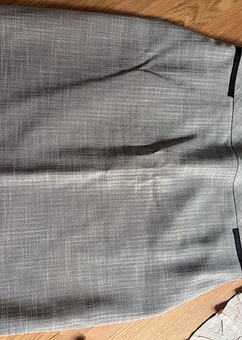 Gri Hamile Midi Etek Elastik Bel - Görsel 3