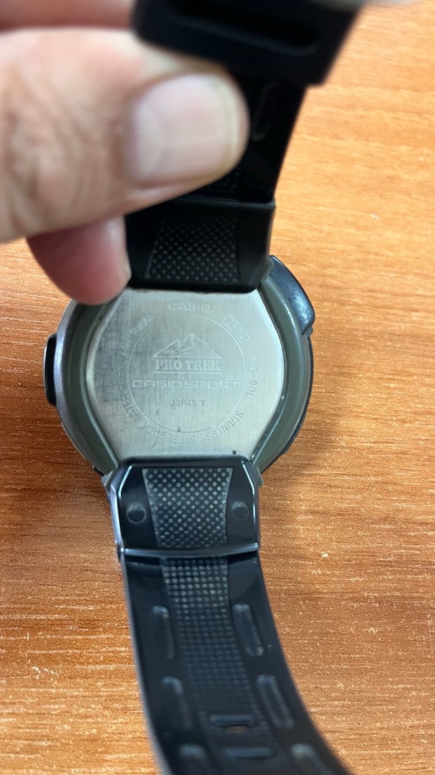 Bej Gri Dijital Erkek Spor Saat - Görsel 4